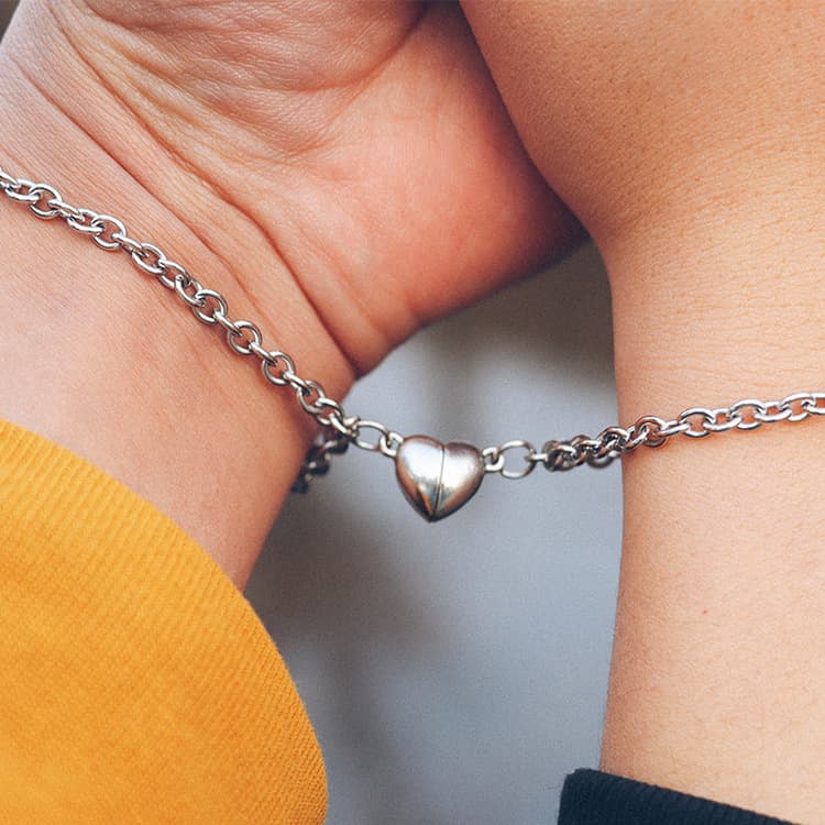 Pulseras de Pareja NK - Set de 2 Cadenas