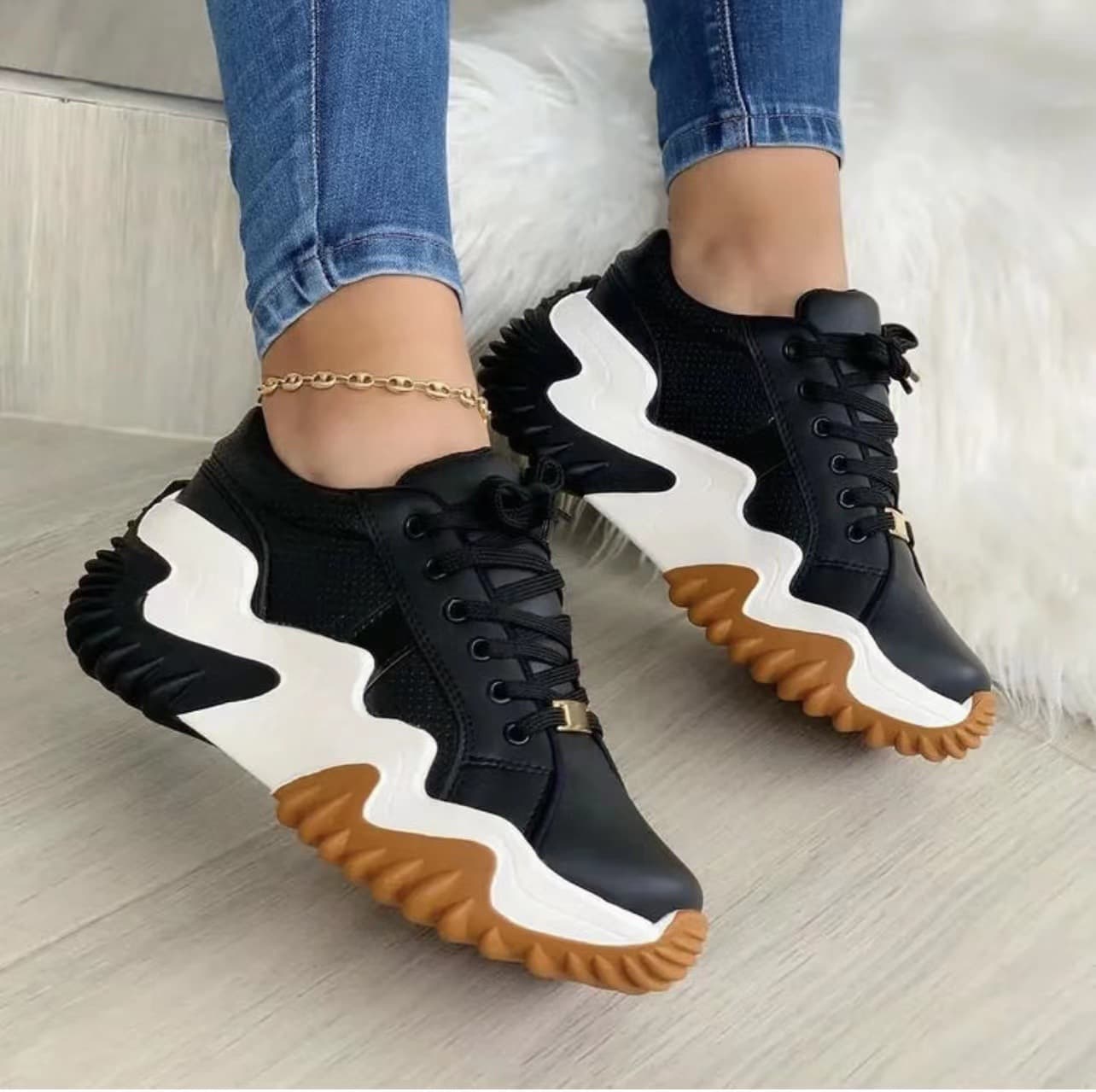 Zapatillas Deportivas Mujer con Cordones