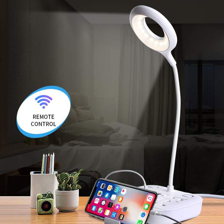 Lámpara de Escritorio LED USB con Control Remoto