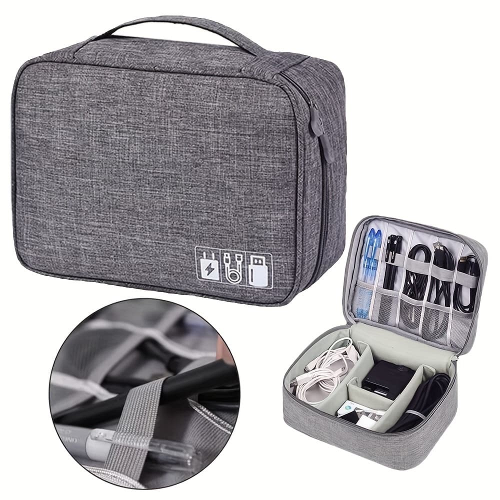 Organizador de Cables y Accesorios Electrónicos Impermeable