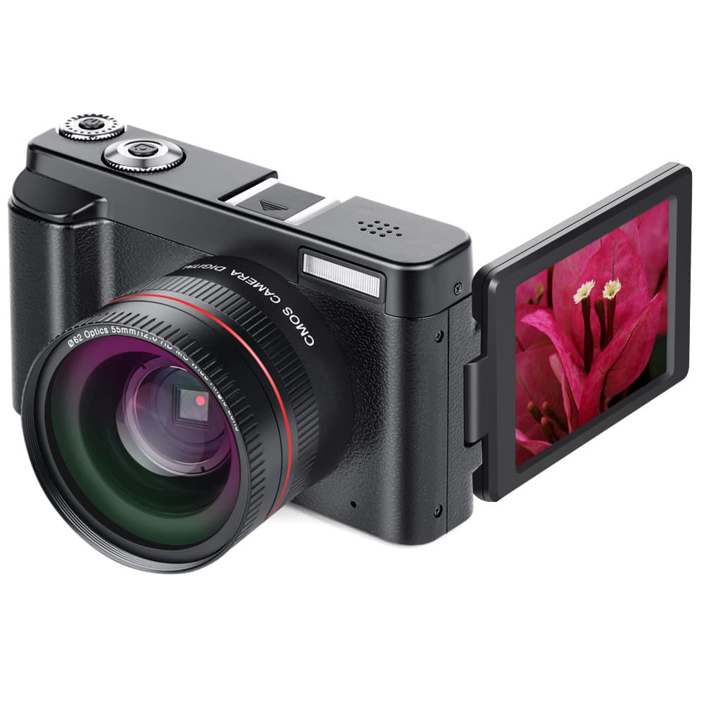 Cámara Digital SLR WiFi con Pantalla Abatible HD