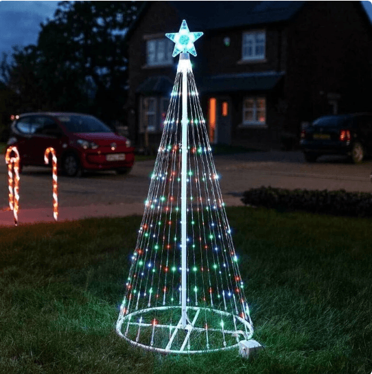 Luces LED Animadas Navideñas para Árbol Exterior Multicolor