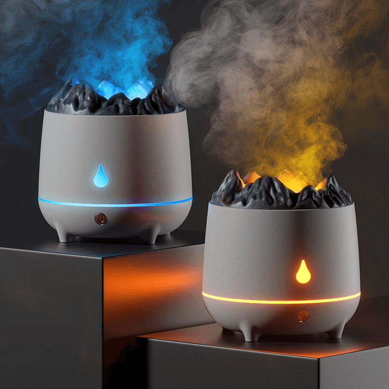 Humidificador Volcán con Aromaterapia