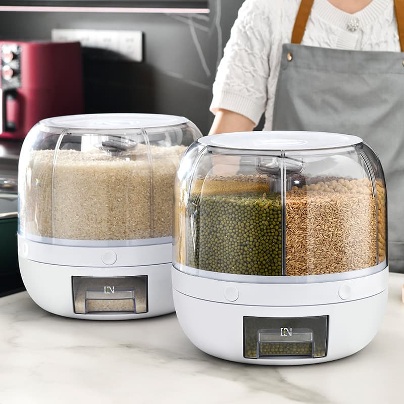 Cubo de Almacenamiento de Arroz y Cereales Grado Alimentario