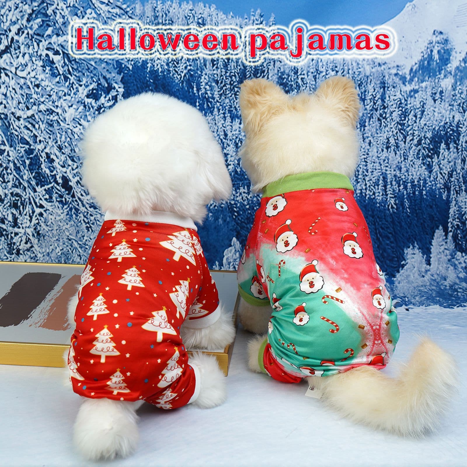 Ropa Navideña para Mascotas Rojo y Verde