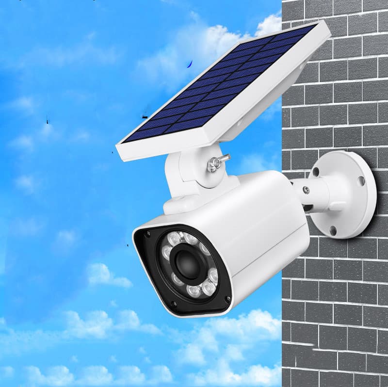 Foco LED Solar con Cámara de Seguridad