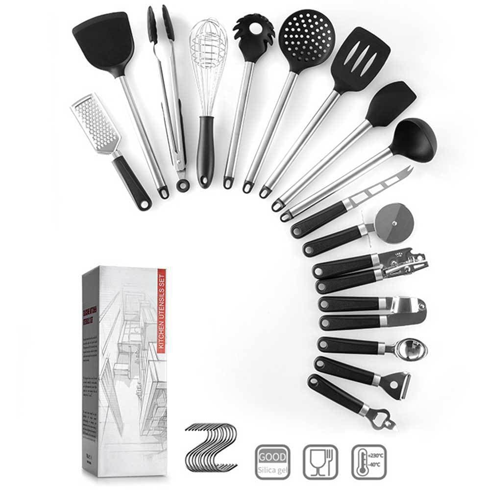 Set de Espátulas y Cucharas de Silicona para Cocina
