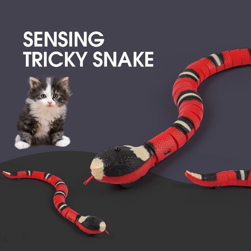 Juguete Interactivo Automático para Gatos Serpiente