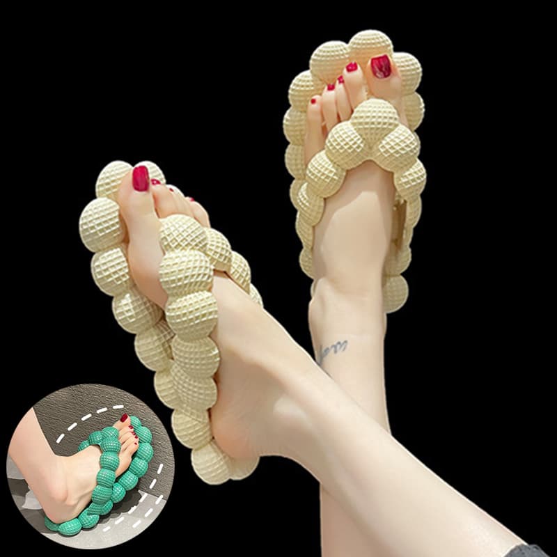 Chanclas de Burbujas Mujer - Sandalias Planas Versátiles