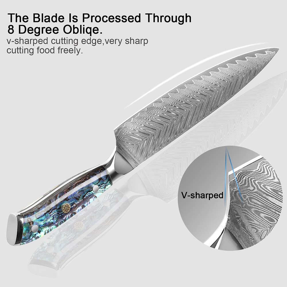 Cuchillo Santoku Seido Estilo Japonés