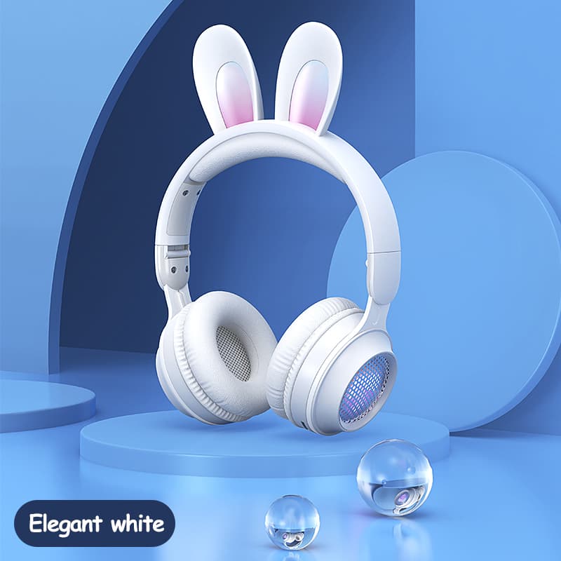 Auriculares Inalámbricos Orejas de Conejo Luminosos Extensibles