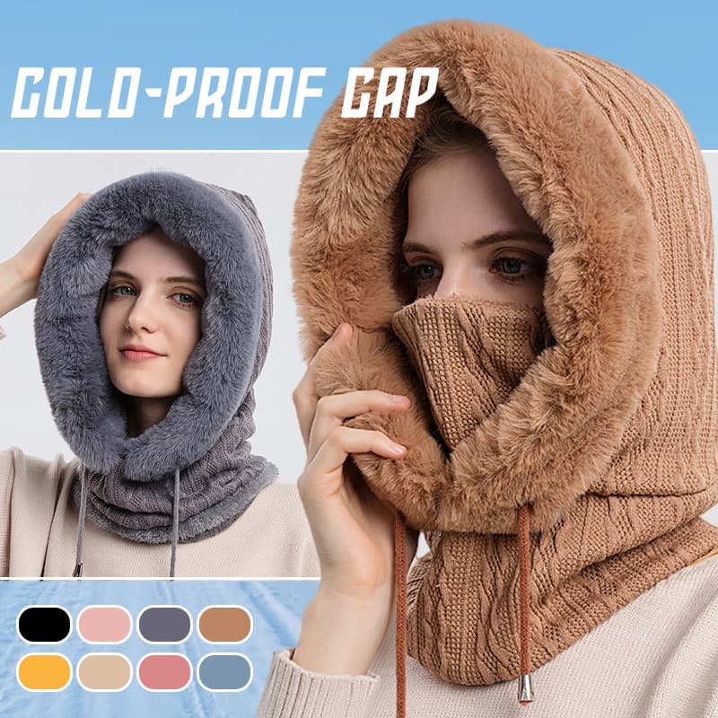 Gorro y Bufanda Térmica Gruesa para Mujer