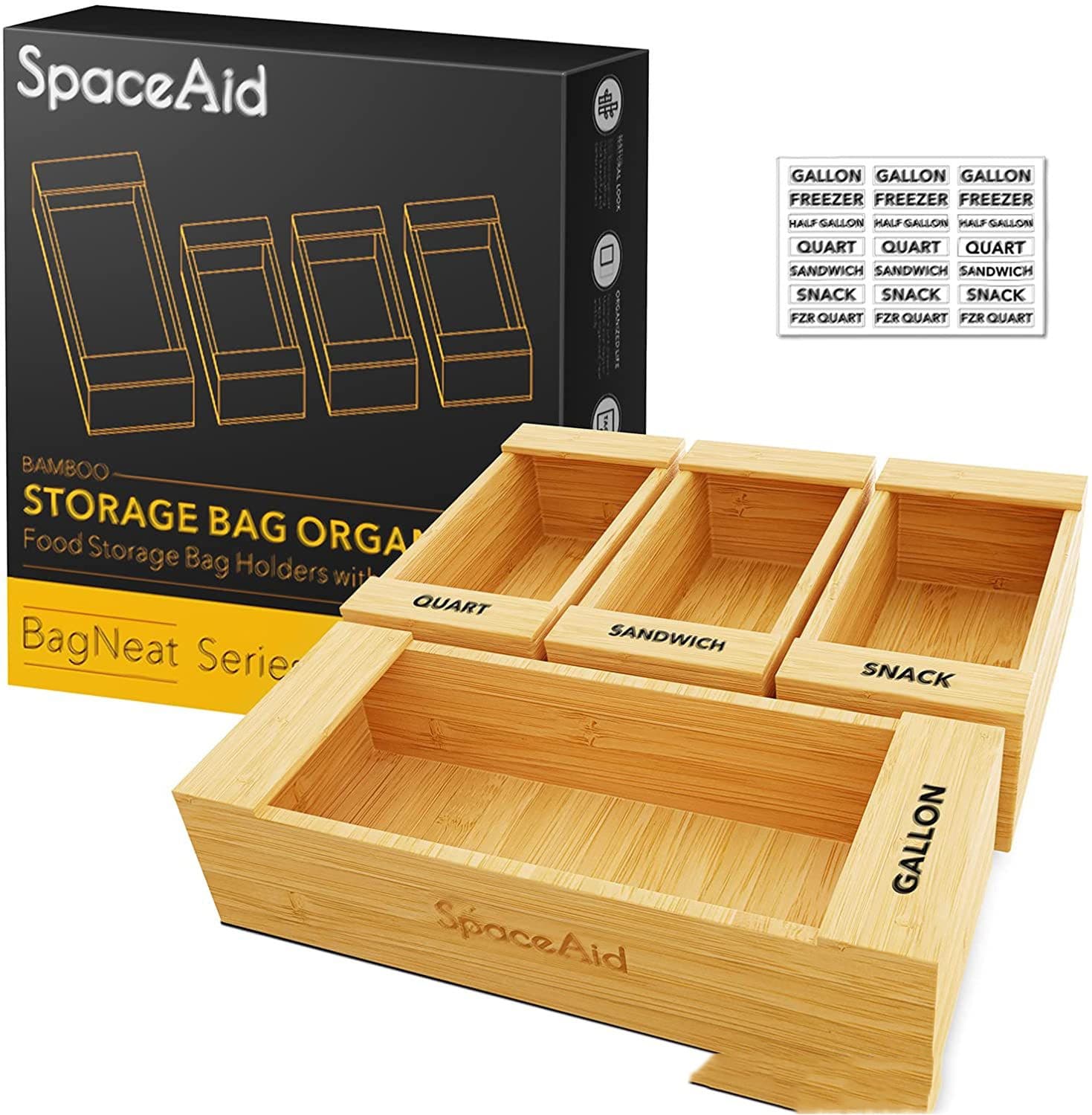 Organizador de Cajón para Cocina - Dispensador de Papel Film