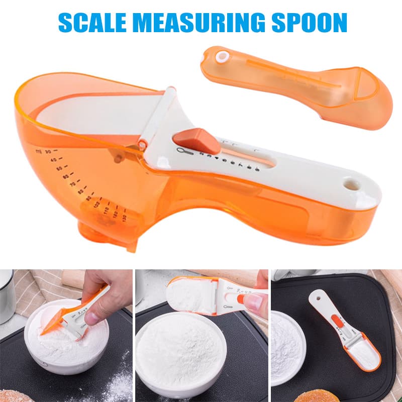 Cucharas Medidoras Magnéticas Ajustables para Especias