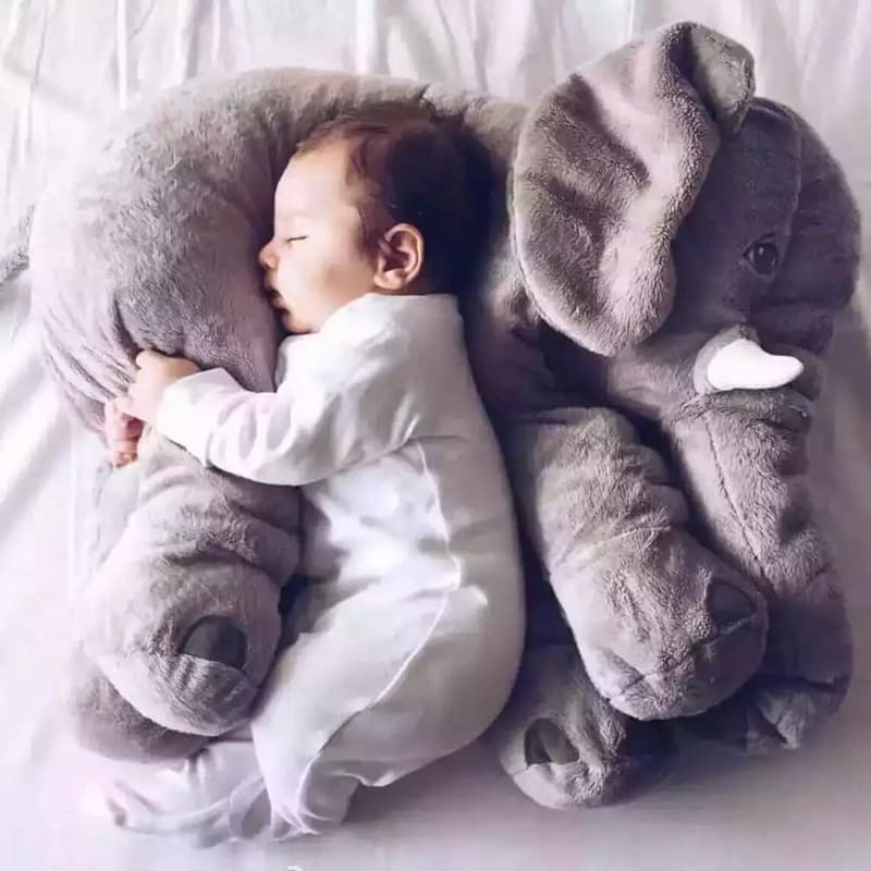 Peluche Elefante Suave - Almohada Infantil para Dormir