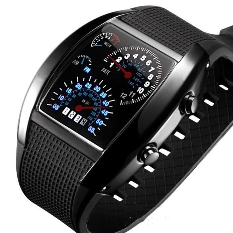 Reloj Digital LED para Hombre