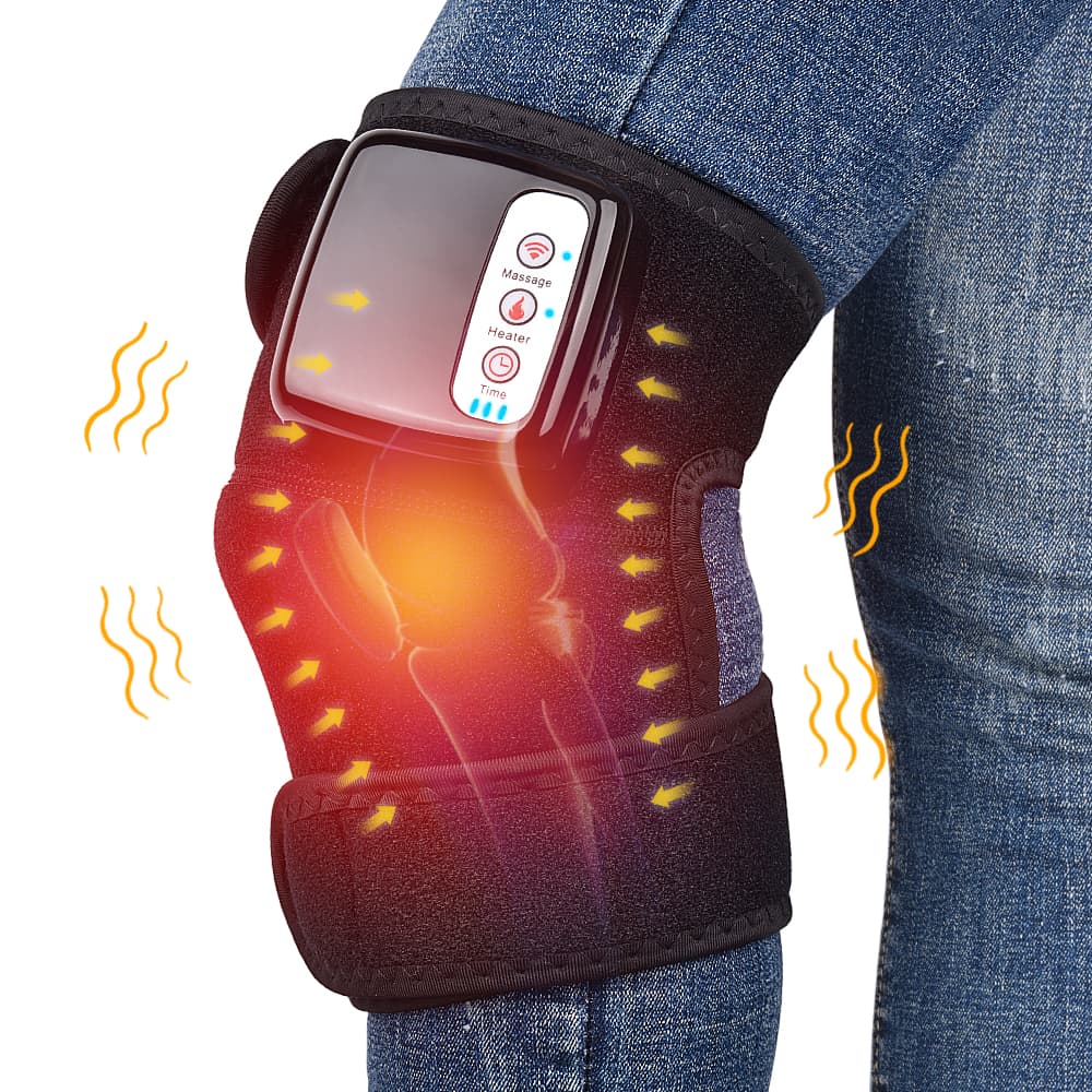 Masajeador de Rodilla Infrarrojo con Vibración y Calor