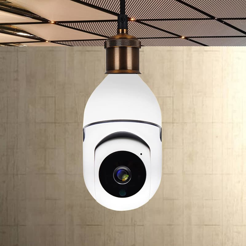 Bombilla con Cámara WiFi y Cabezal Móvil Yilot