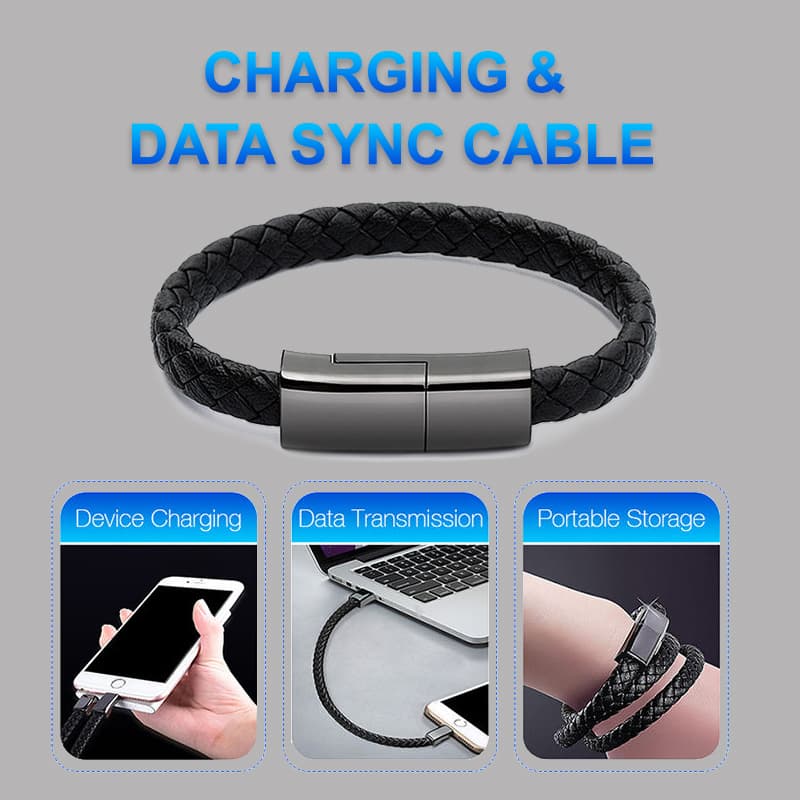 Cable de Carga USB-C para iPhone 14/13 y Android