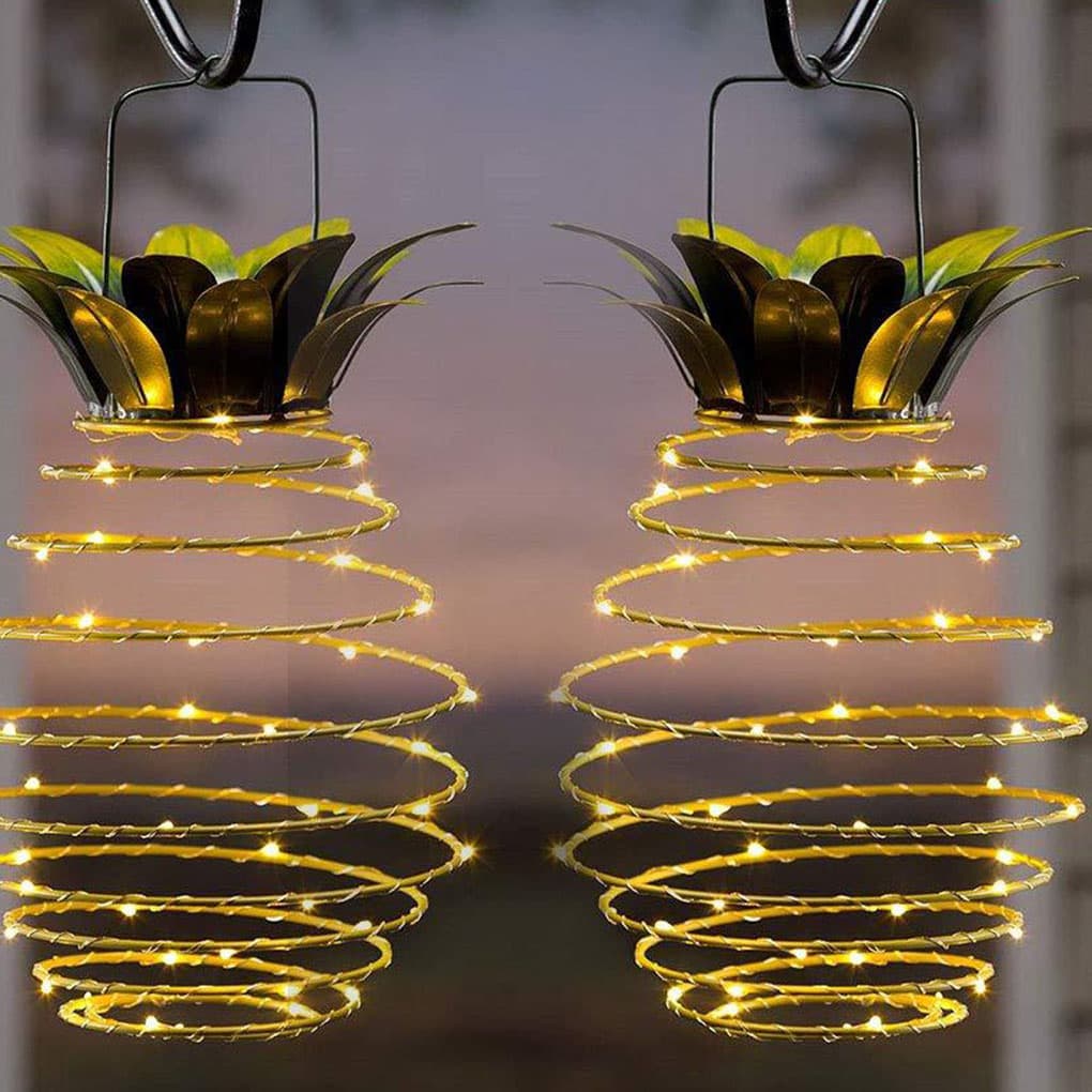 Luces Solares Piña Decorativas para Jardín