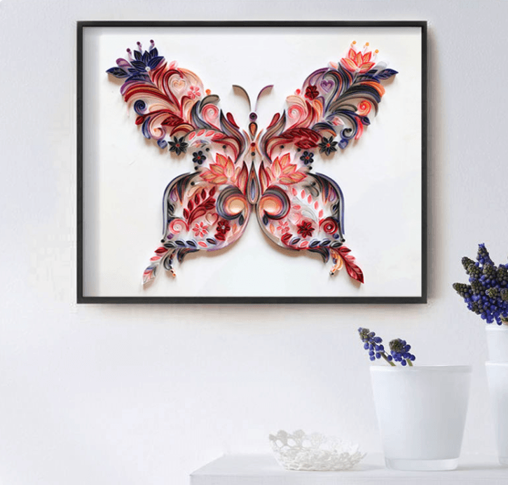Pack de Materiales Quilling Mariposas 20 Pulgadas