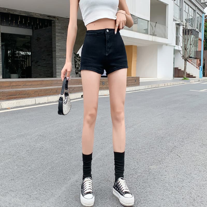 Pantalones cortos deportivos levantadores con diseño ajustado