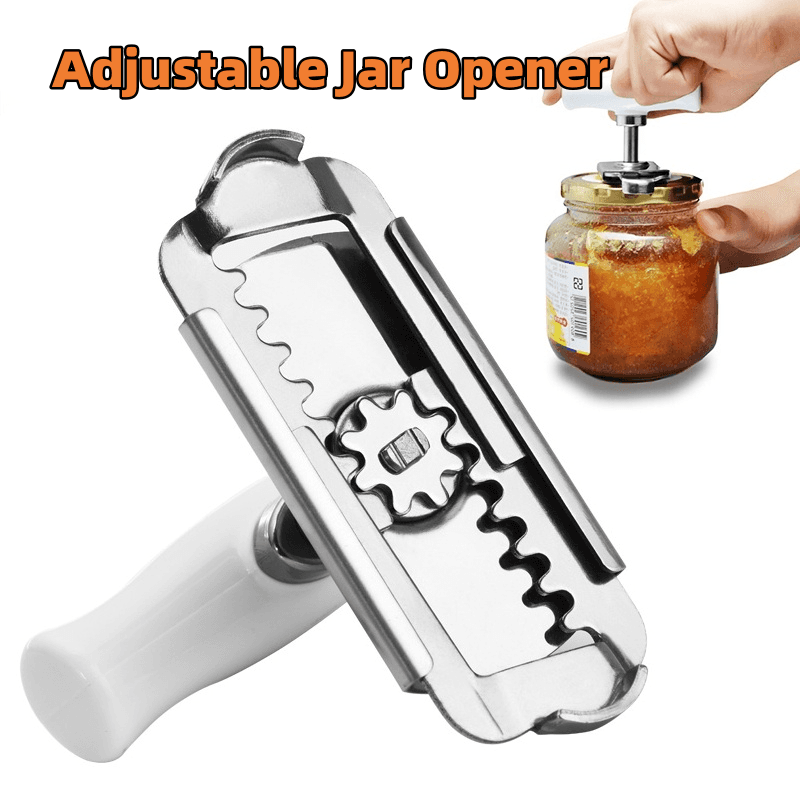Abridor de Tarros Ajustable Acero Inoxidable