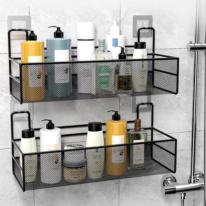 Estantería de Baño Adhesiva sin Taladro Organizador Champú