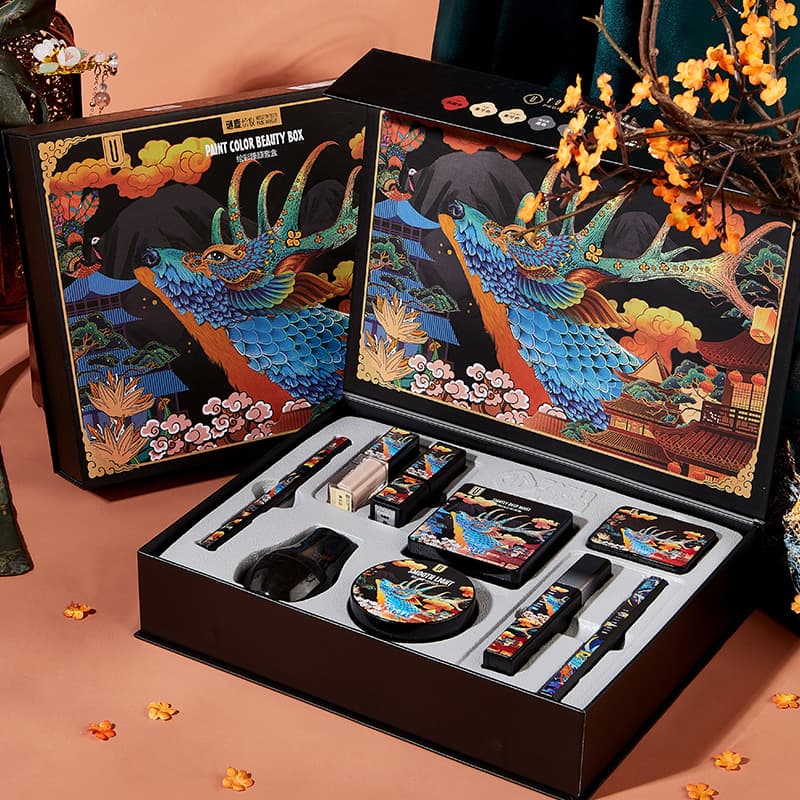 Set de Maquillaje 9 Piezas Elk - Base, Polvos y Labios