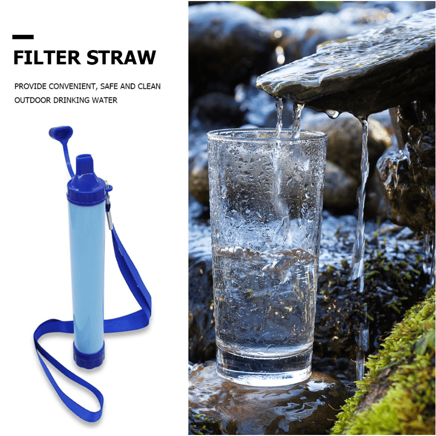 Pajita Filtro de Agua para Senderismo y Camping