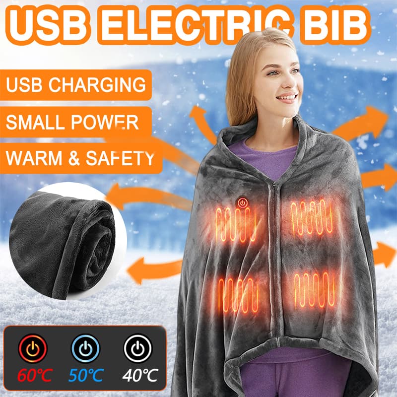Manta Térmica Franela USB Calefactable