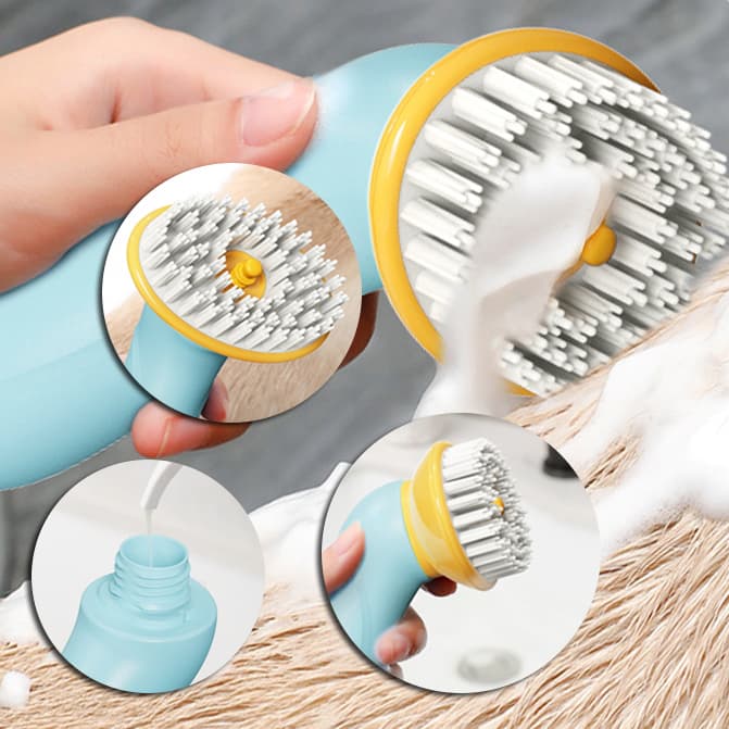 Cepillo de Baño Portátil para Mascotas