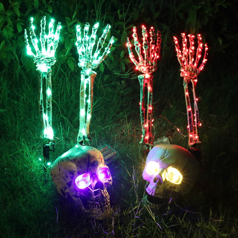 Brazo Esqueleto LED Halloween para Decoración