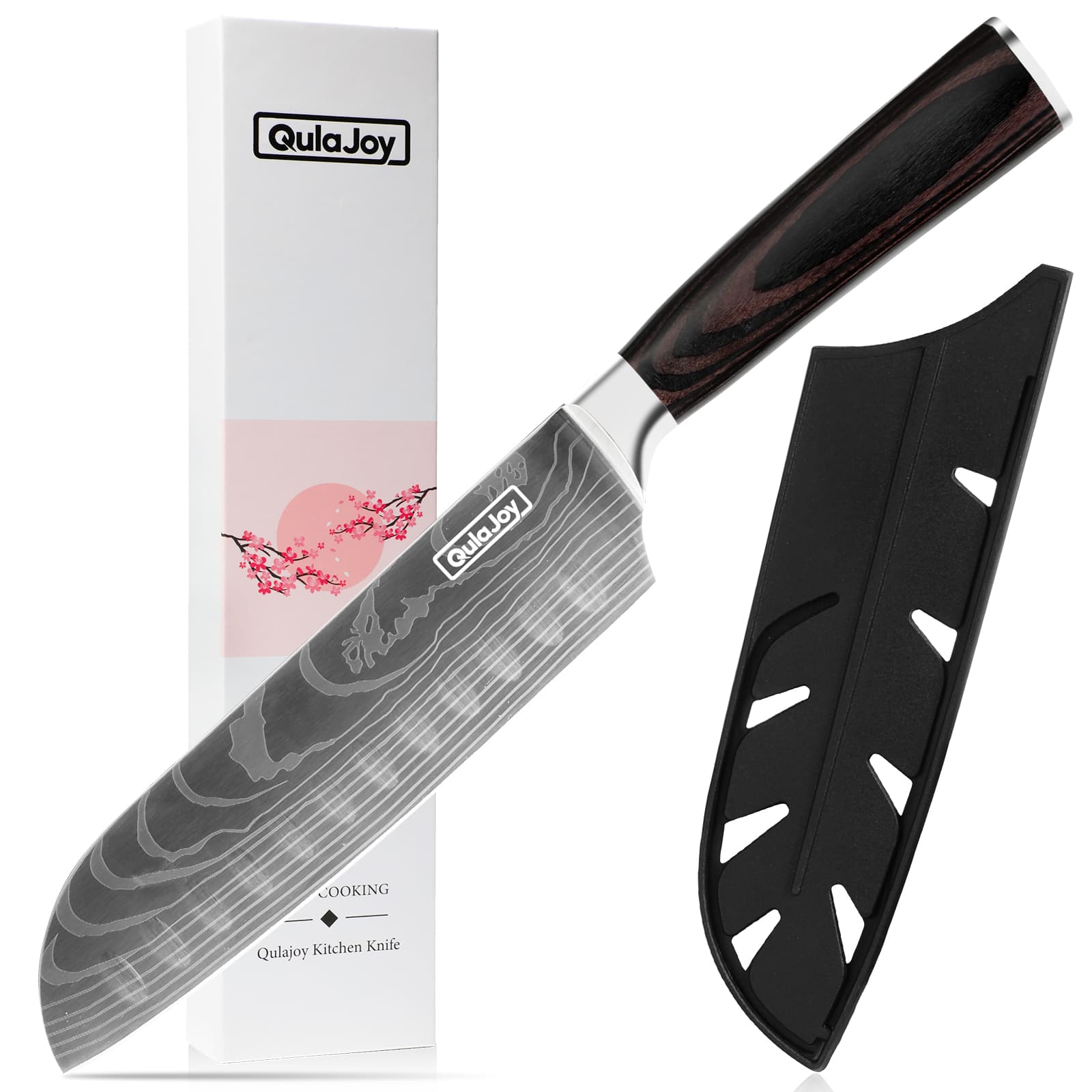 Cuchillo Santoku Qulajoy Acero Inoxidable