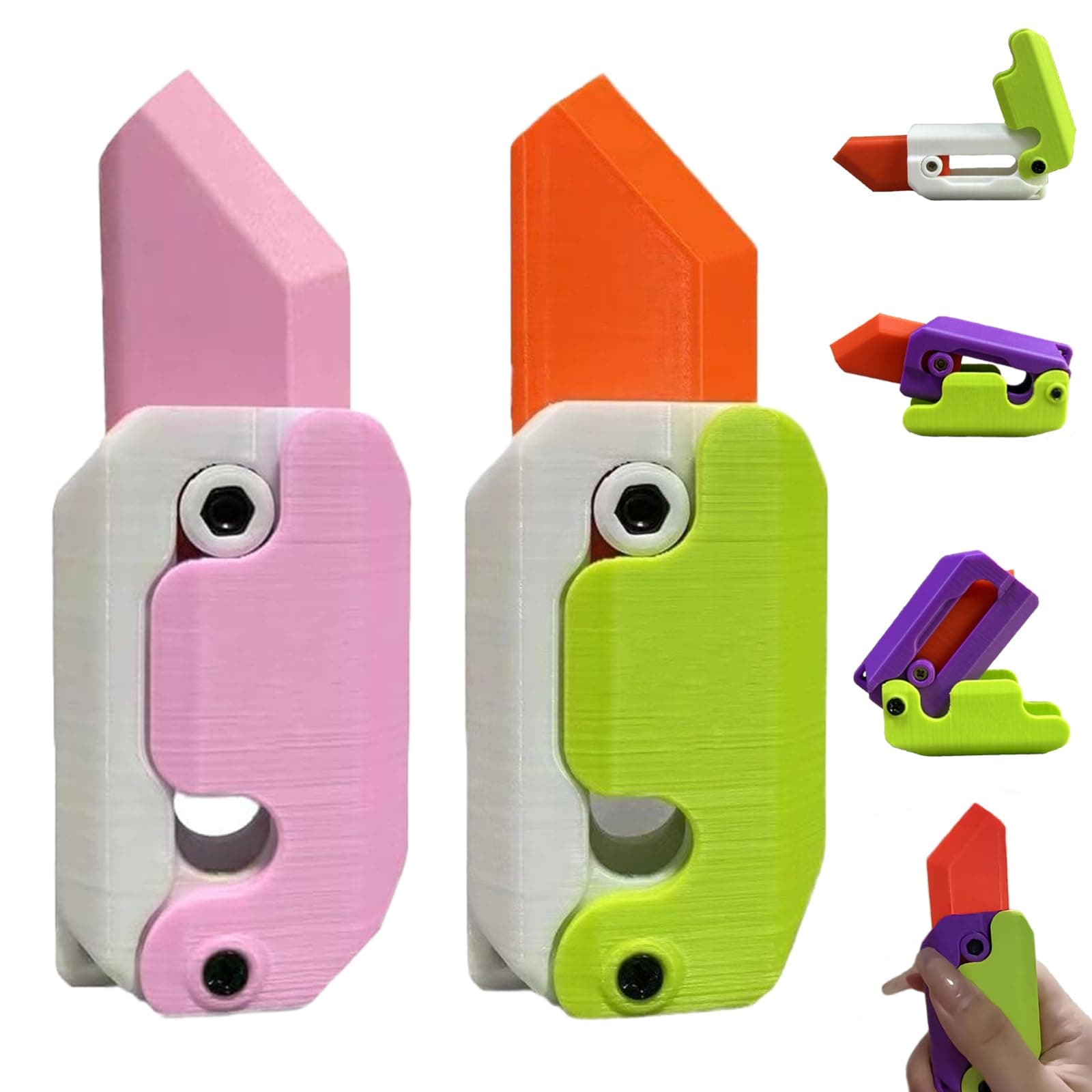 Juguete Saltarín Zanahoria 3D Antiestres Infantil
