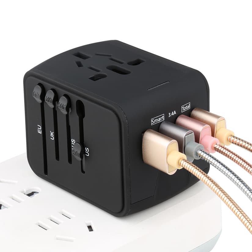 Dock Multiusos 4 Puertos USB para Viaje