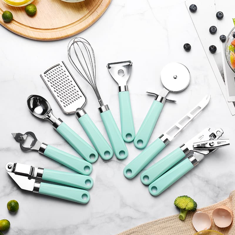 Juego de Herramientas de Cocina en Acero Inoxidable
