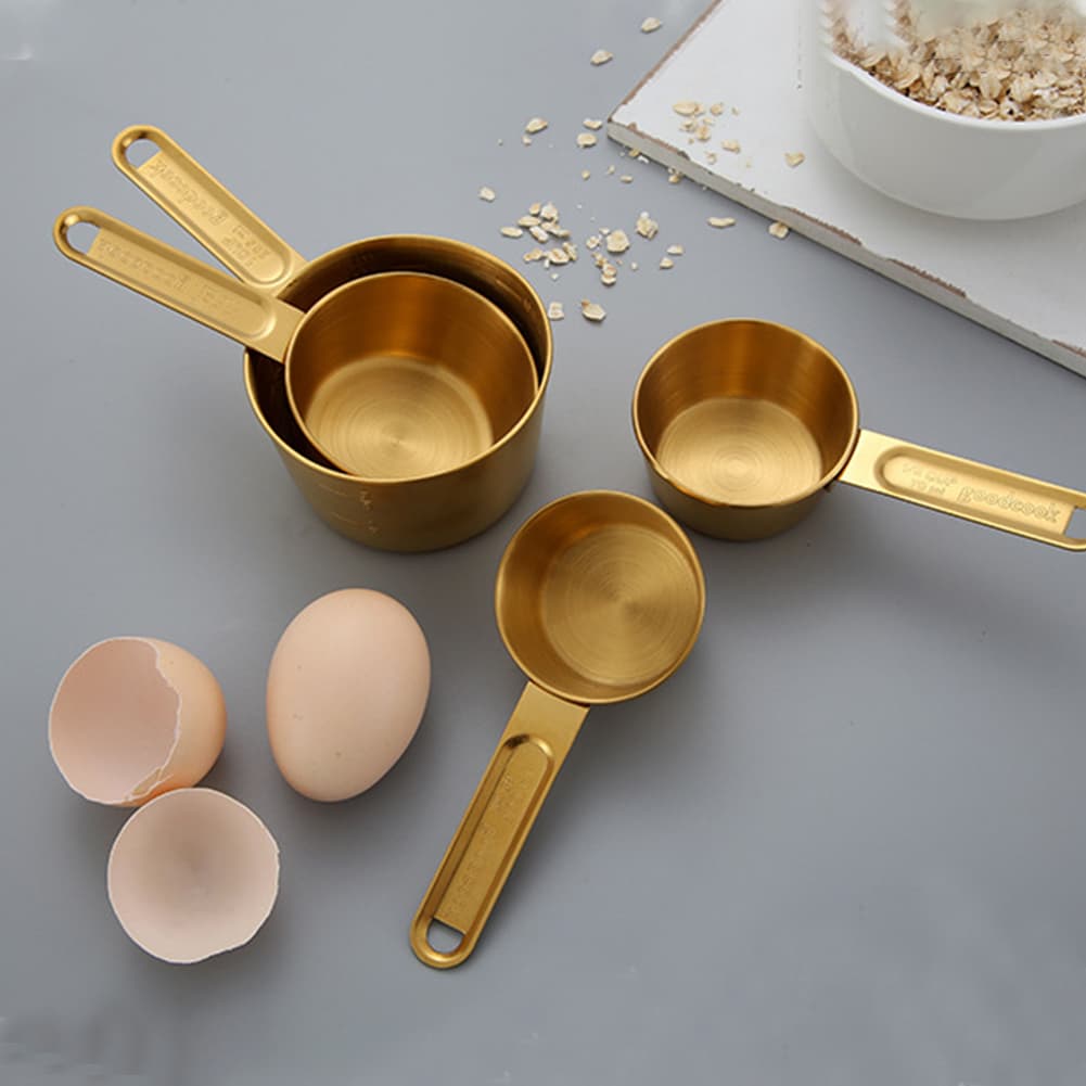 Cucharas Medidoras de Acero Inoxidable para Cocina