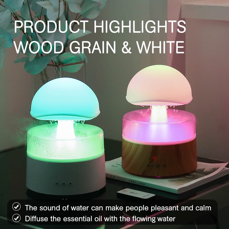 Humidificador Ultrasónico con Aromaterapia en Forma de Nube
