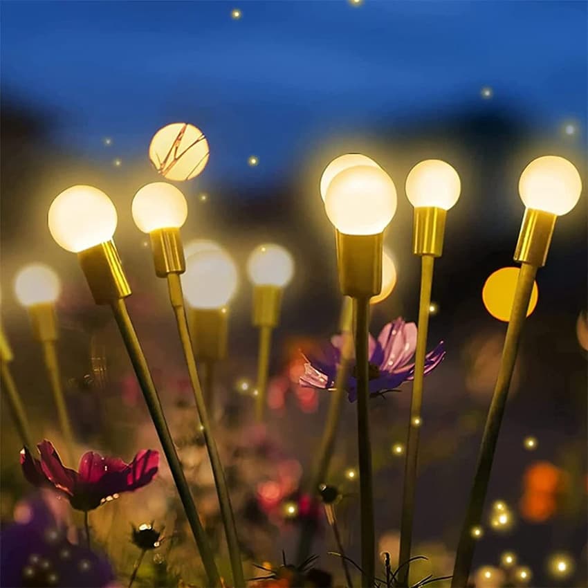Lámpara Solar Decorativa Luciérnaga para Jardín