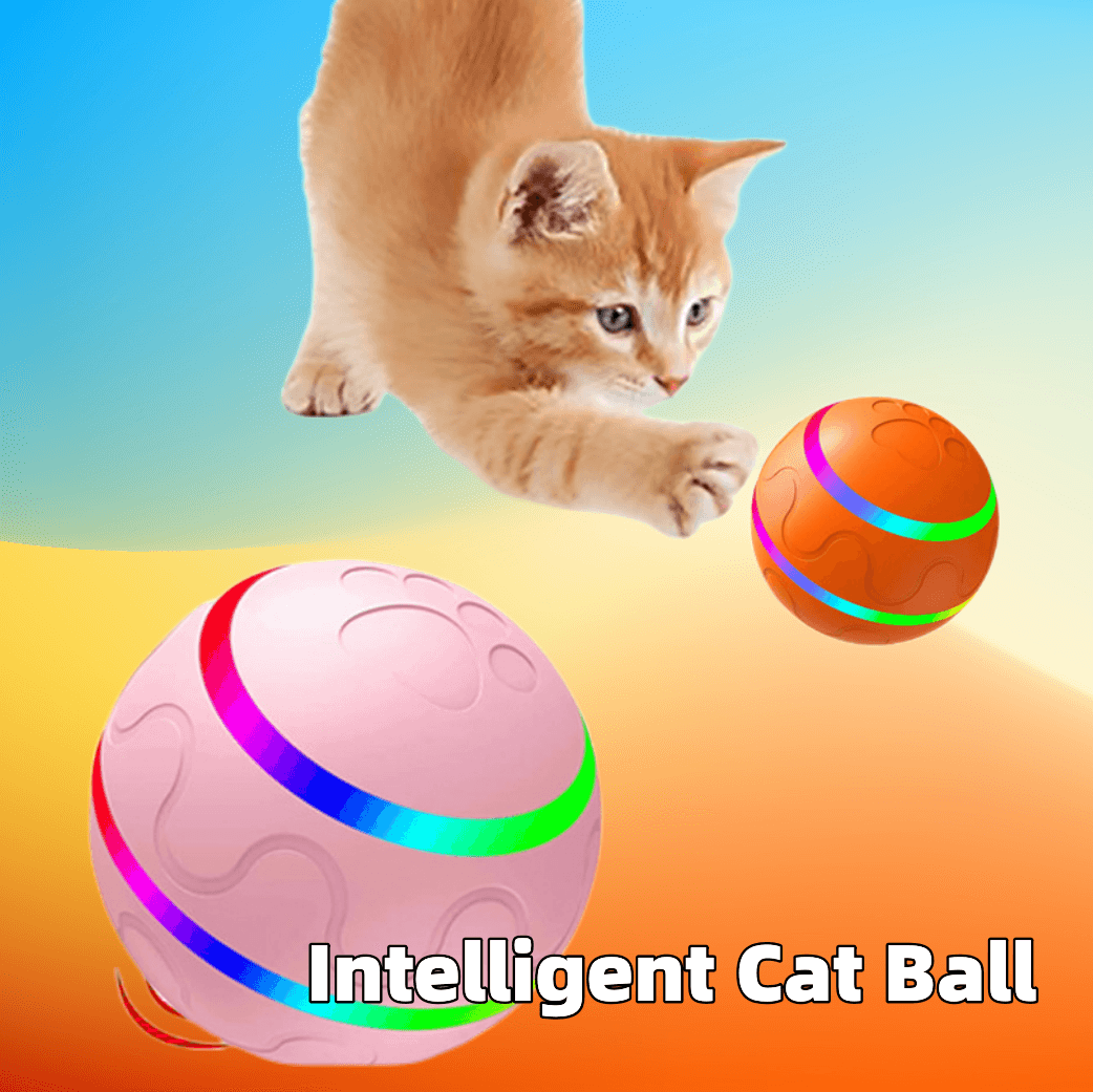 Bola Inteligente Automática para Gatos con USB