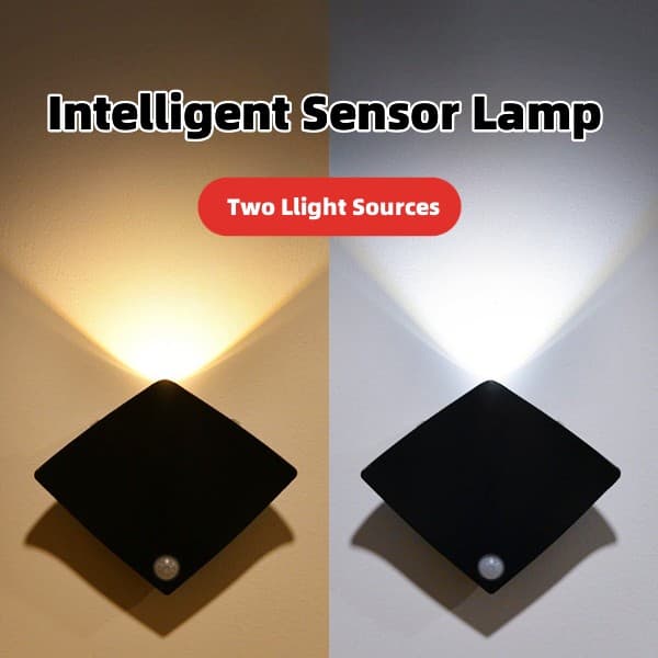 Lámpara de Pared LED con Sensor de Movimiento Recargable