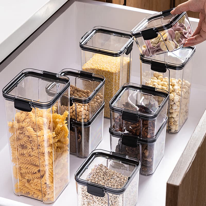 Bote de Almacenamiento de Cereales para Cocina