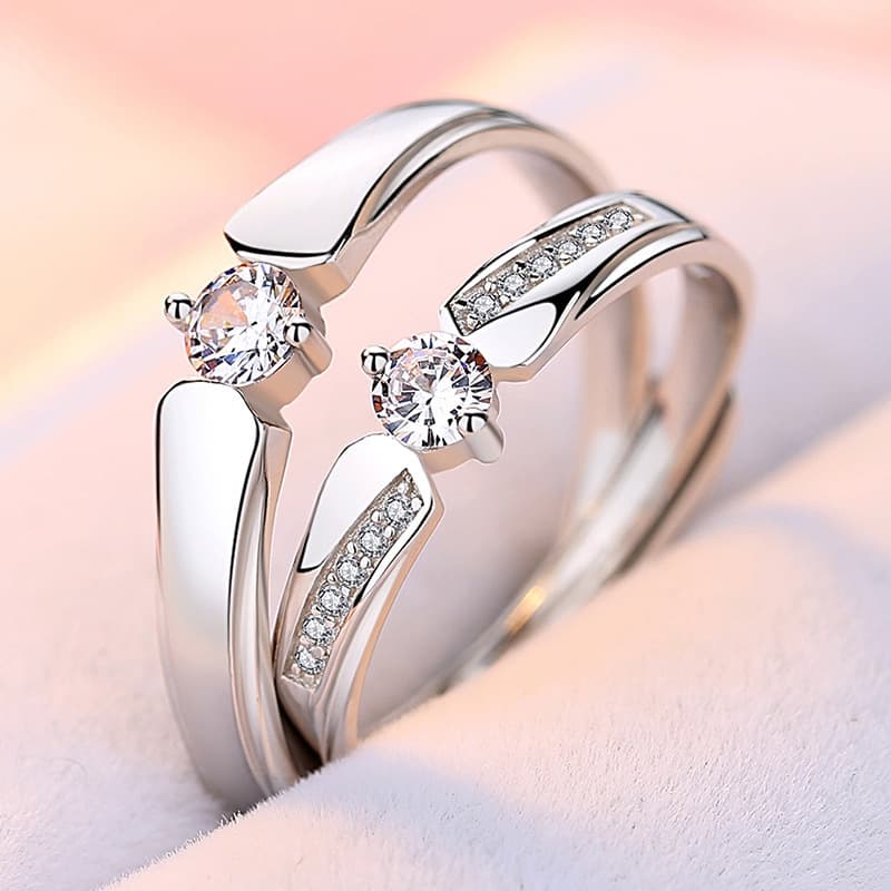 Anillos de Pareja Personalizados para Él y Ella