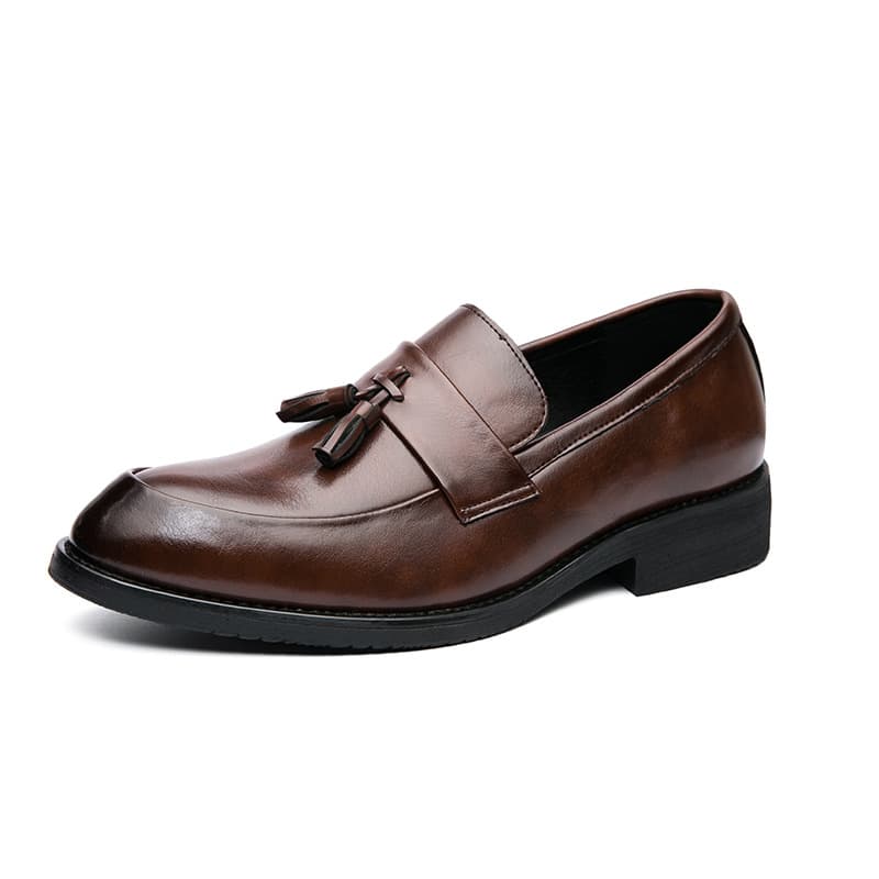 Mocasines de Cuero para Hombre con Borla