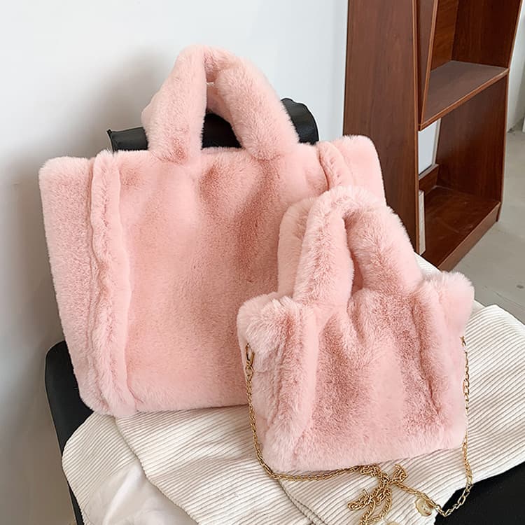 Bolso de Hombro Acolchado con Cadena para Mujer