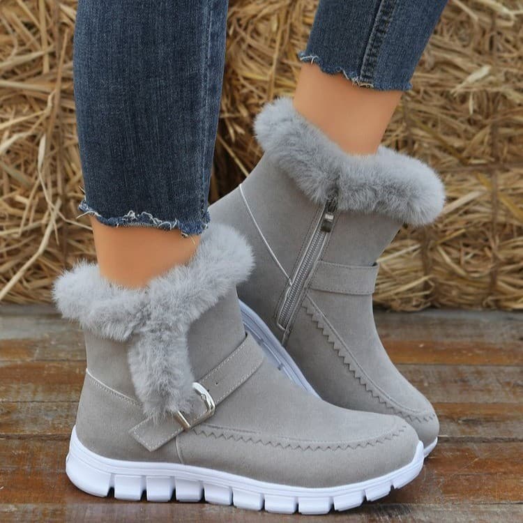 Botas de Nieve Forradas Invierno para Mujer