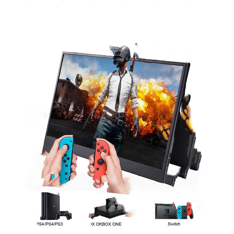 Monitor Portátil Táctil para Juegos y Trabajo