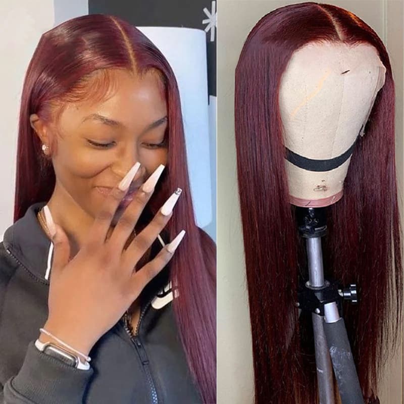 Peluca Frontal de Encaje T-Part Cabello Real