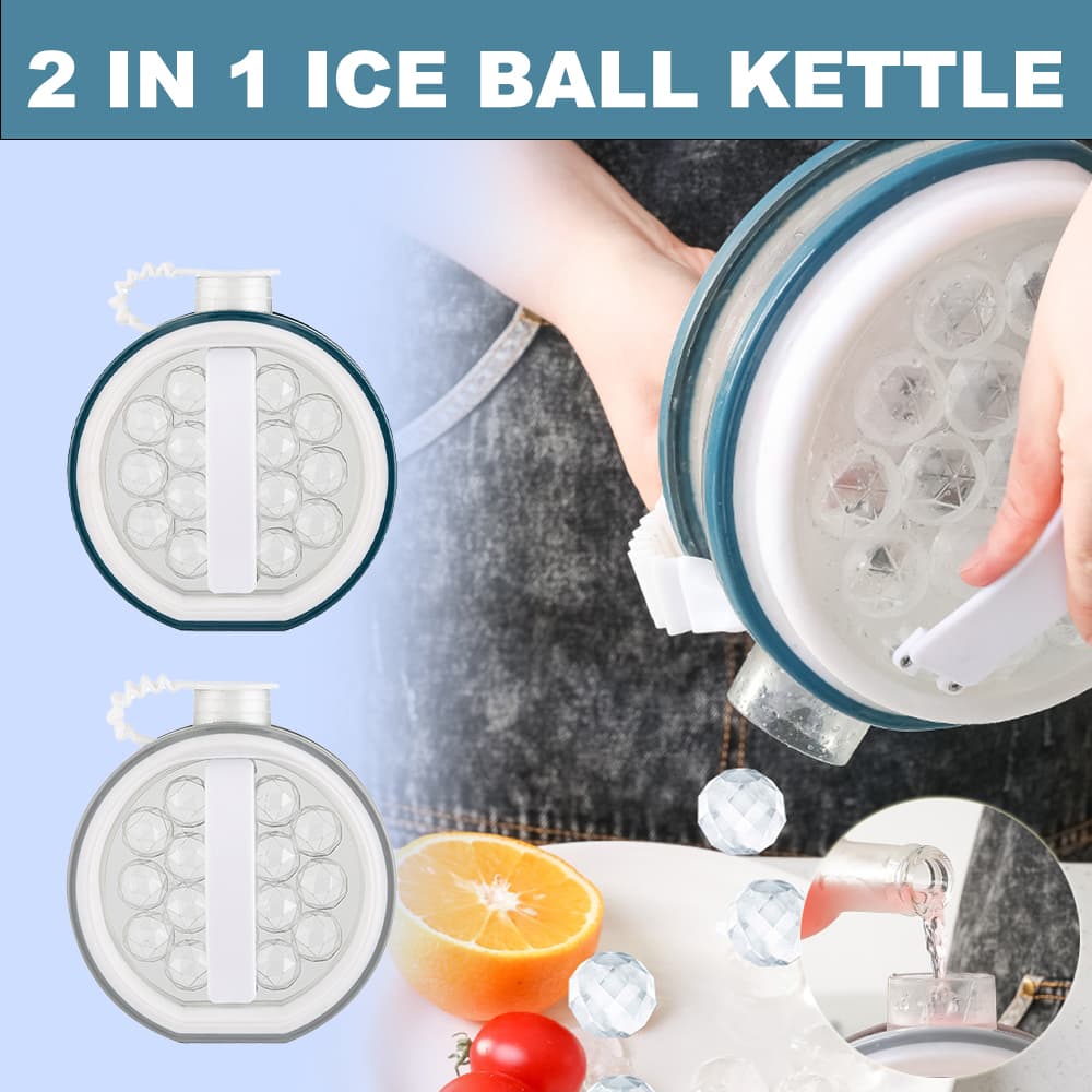 Botella Refrigerante 2 en 1 con Molde para Hielo